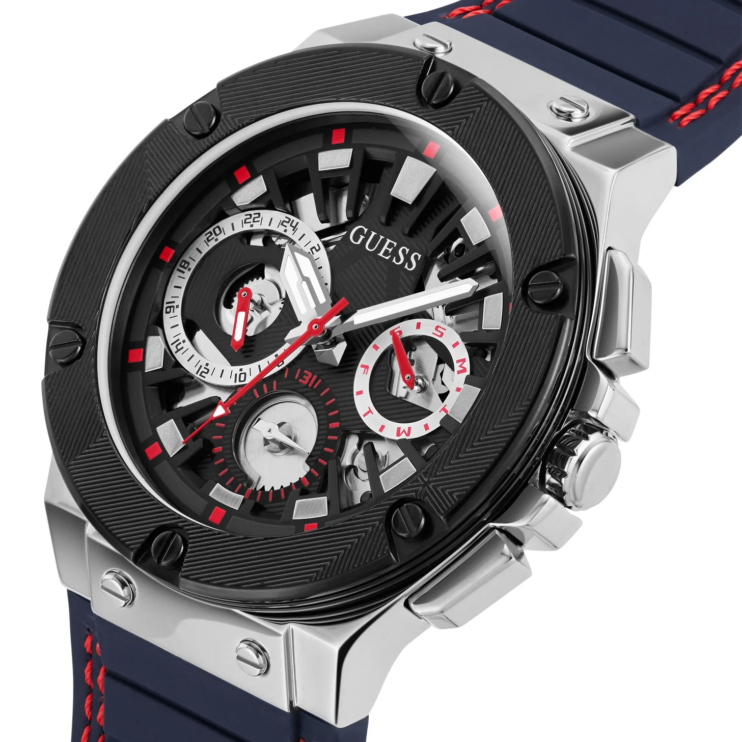 Guess Men's Circuit Black Watch - Image 2