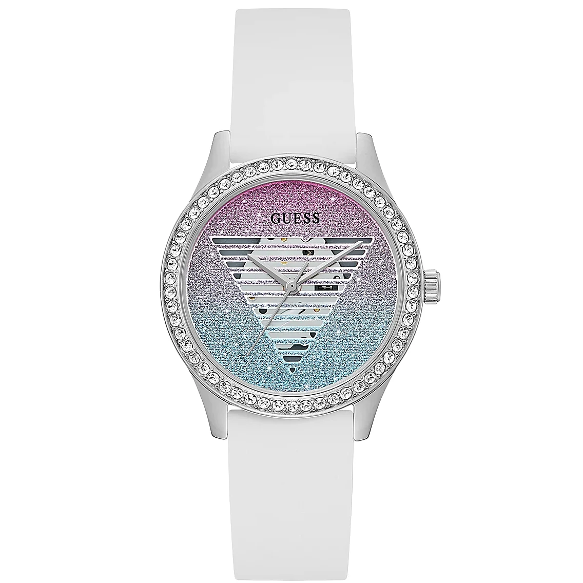 Guess Idol Ladies White Watch