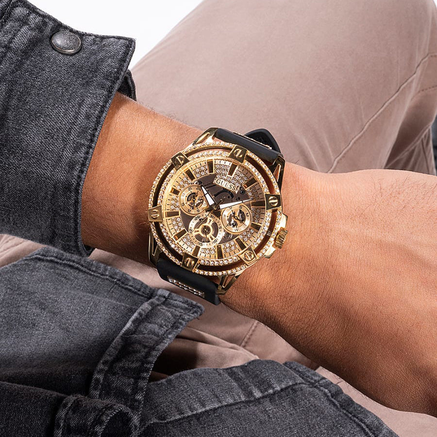 Guess King Men's Gold Watch - Image 7