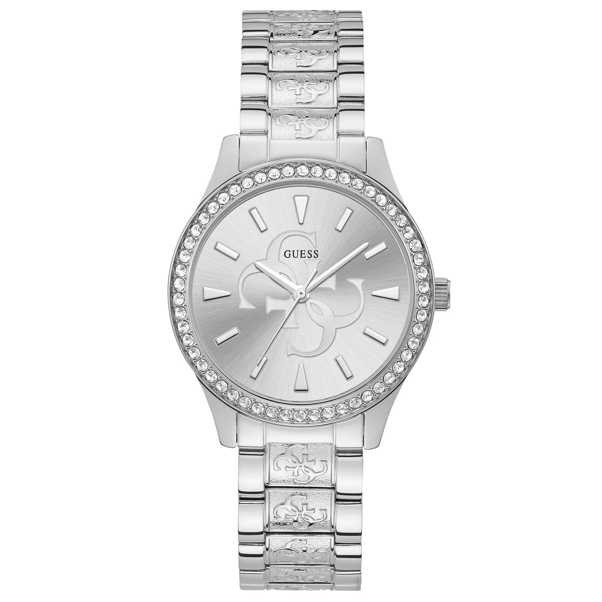 Guess Ladies Anna Silver Watch