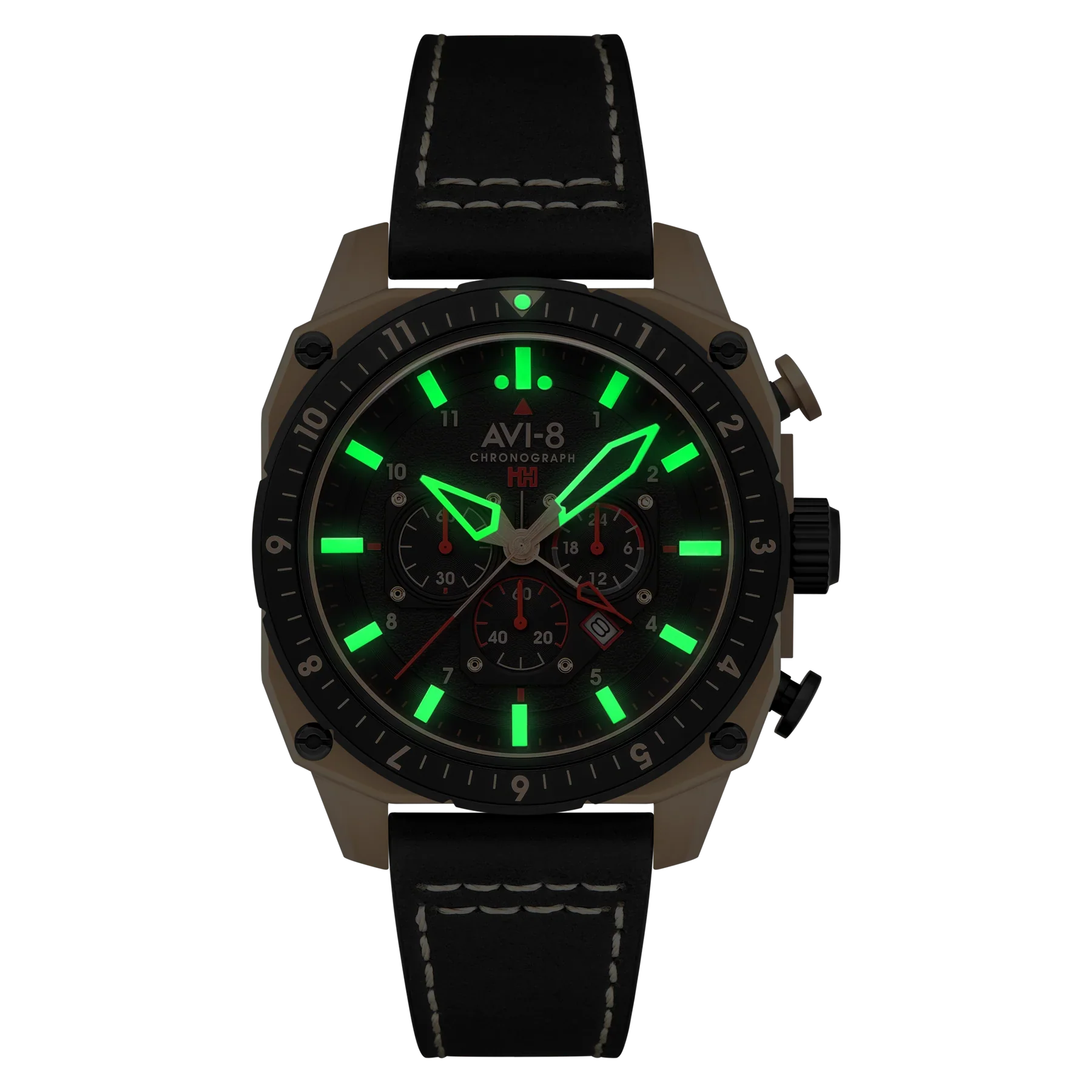 AVI-8 Hawker Hunter Atlas Men's Black Rose Gold Watch - Image 2