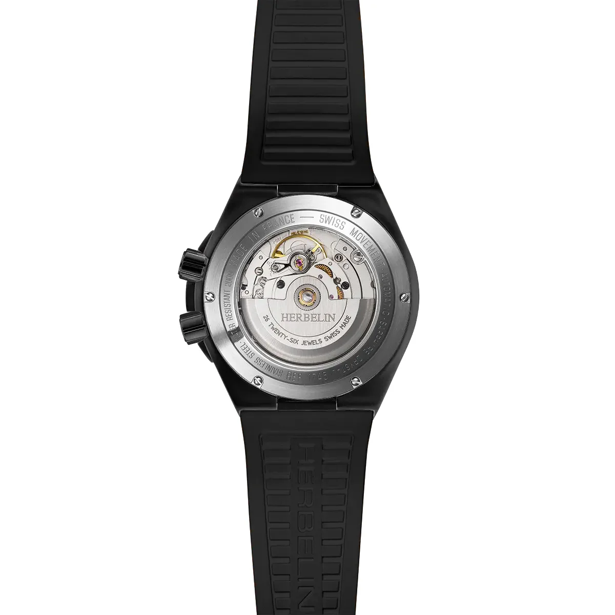 Herbelin Cap Camarat Diver Automatic Men's Black Watch - Image 2