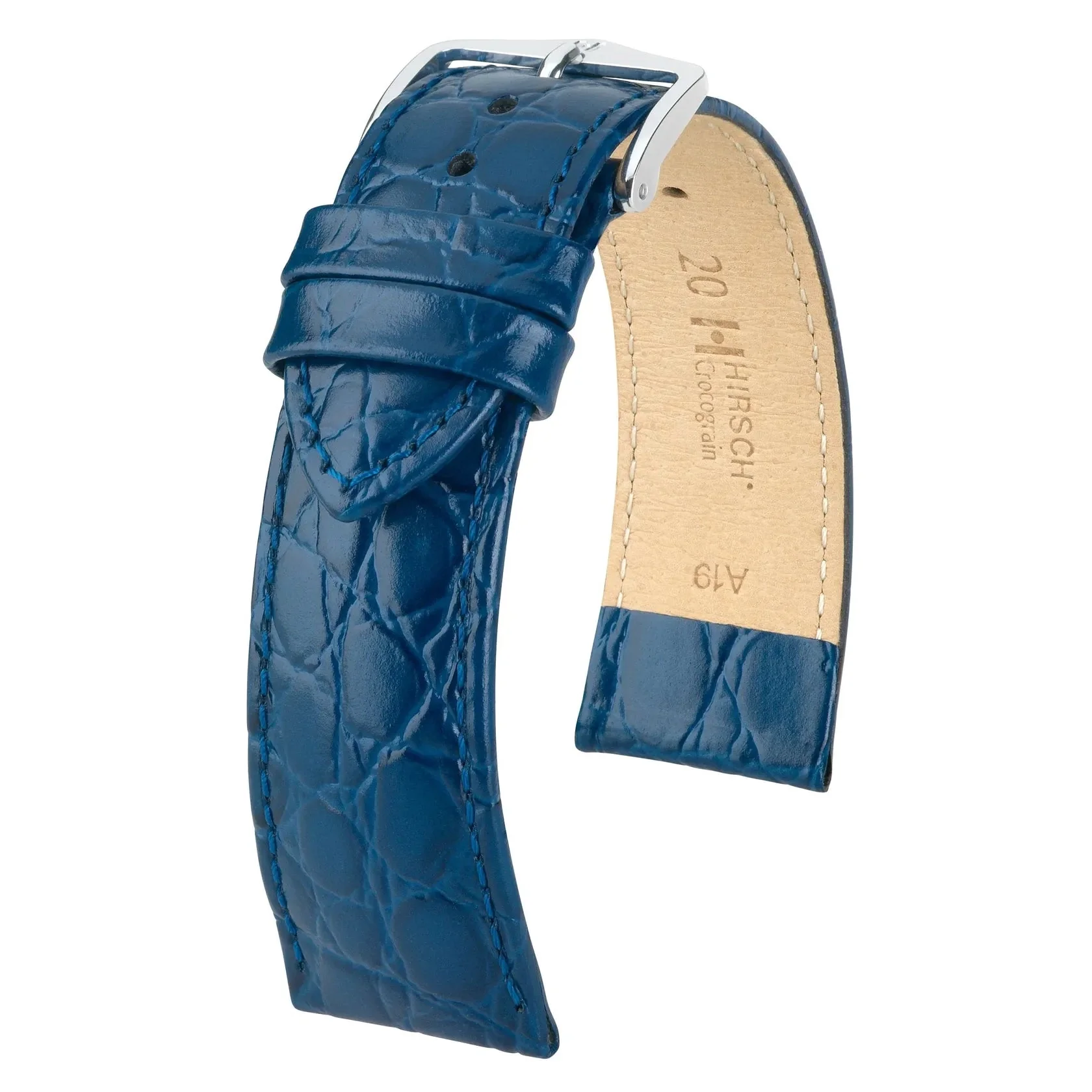 Hirsch Crocograin M 16mm Strap