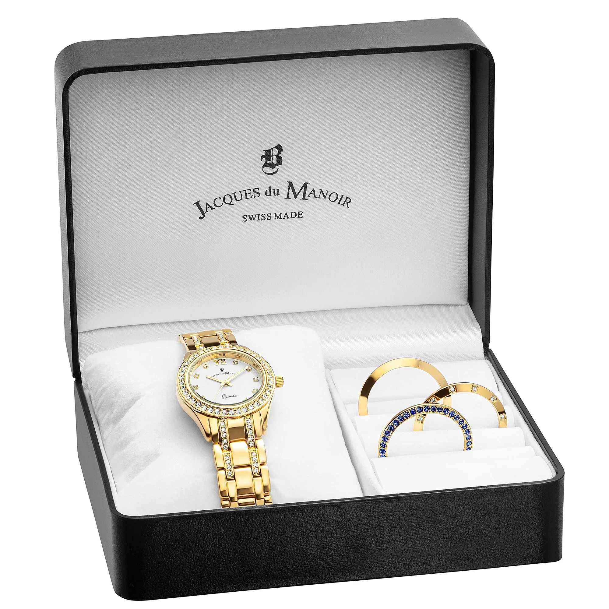 Jacques Du Manoir Ladies Royal Boxed Set Gold Watch - Image 6