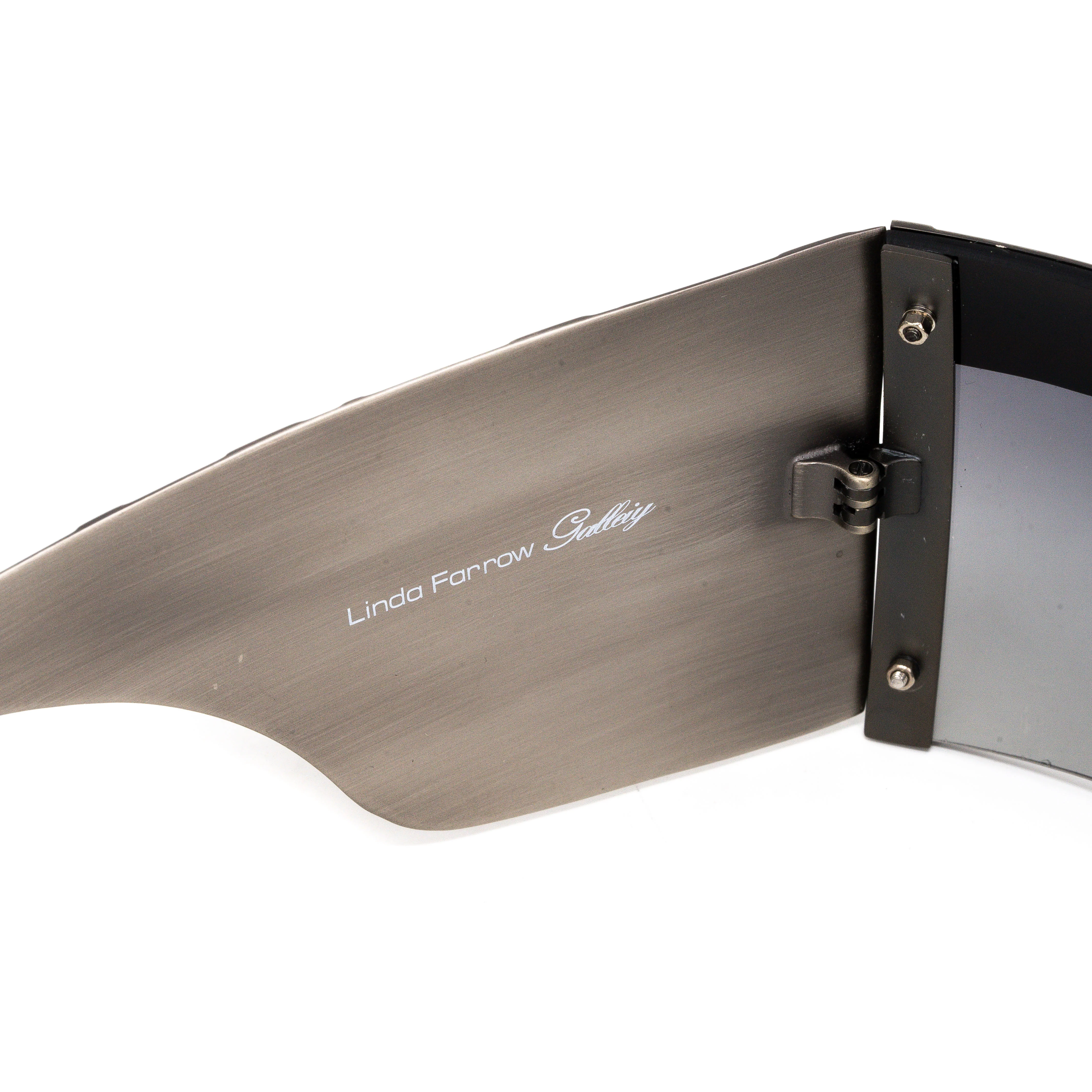 Jeremy Scott Unisex Rectangular Grey Sunglasses - Image 3