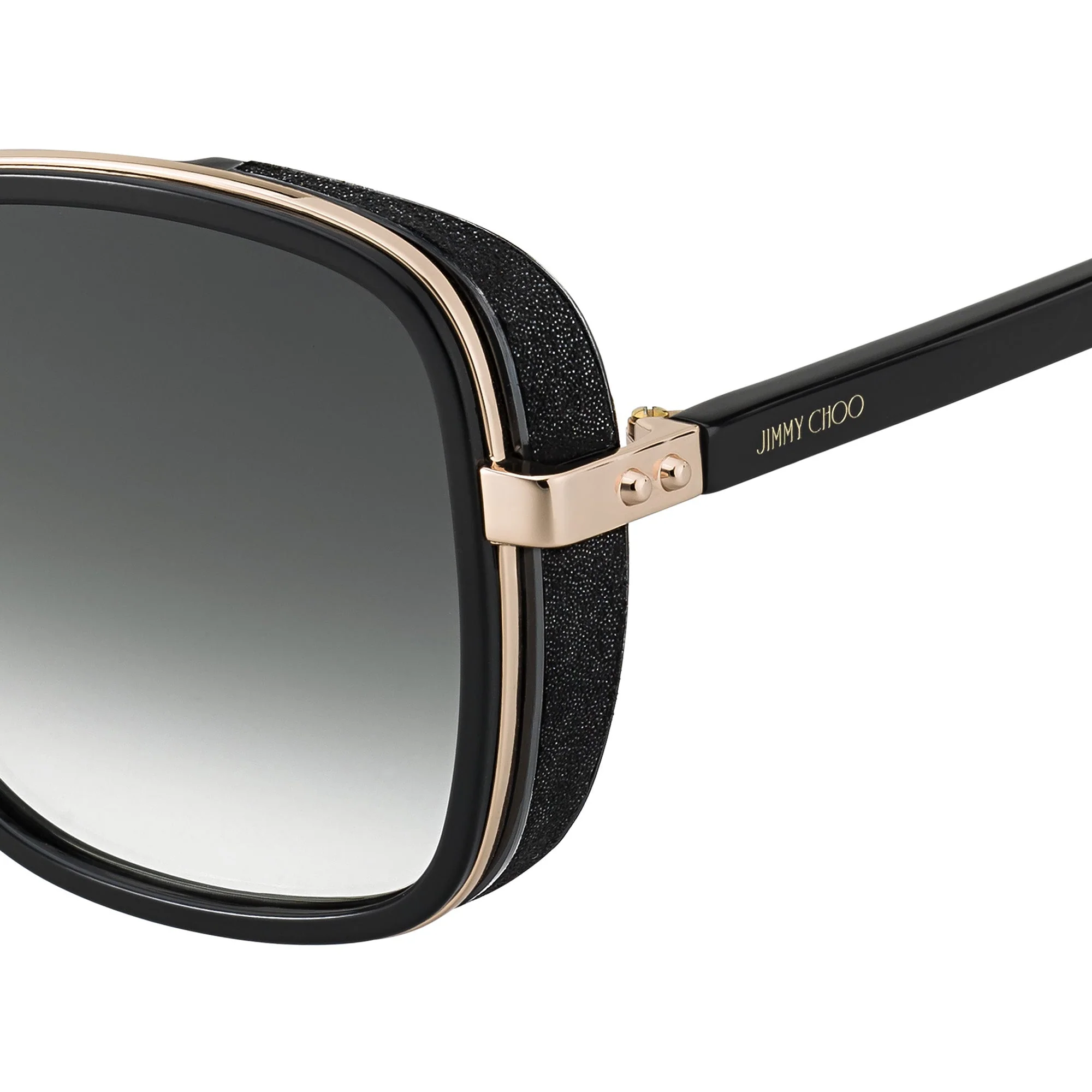 Jimmy Choo ELVA/S 2M2 549O (JC1) Women's Black Gold - Image 3