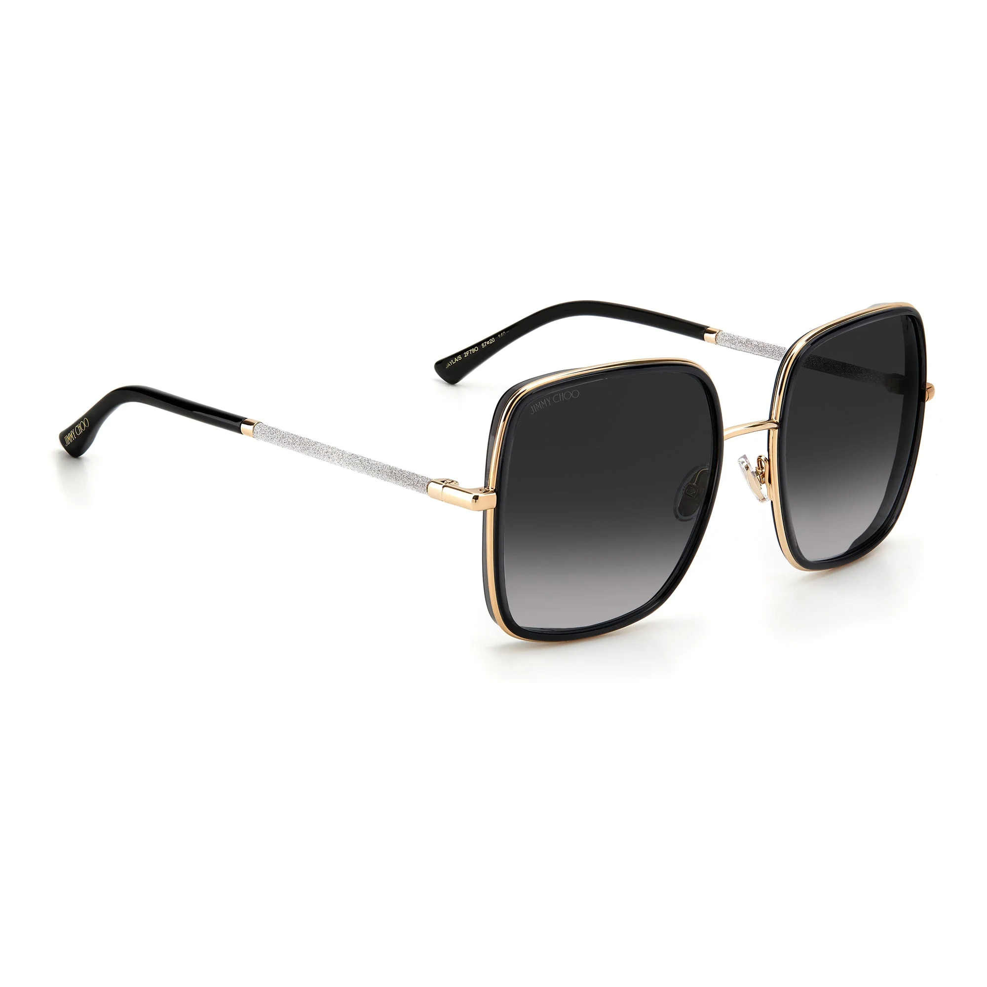 Jimmy Choo JAYLA/S 2F7 579O  (JC7) Unisex Gold Grey - Image 2