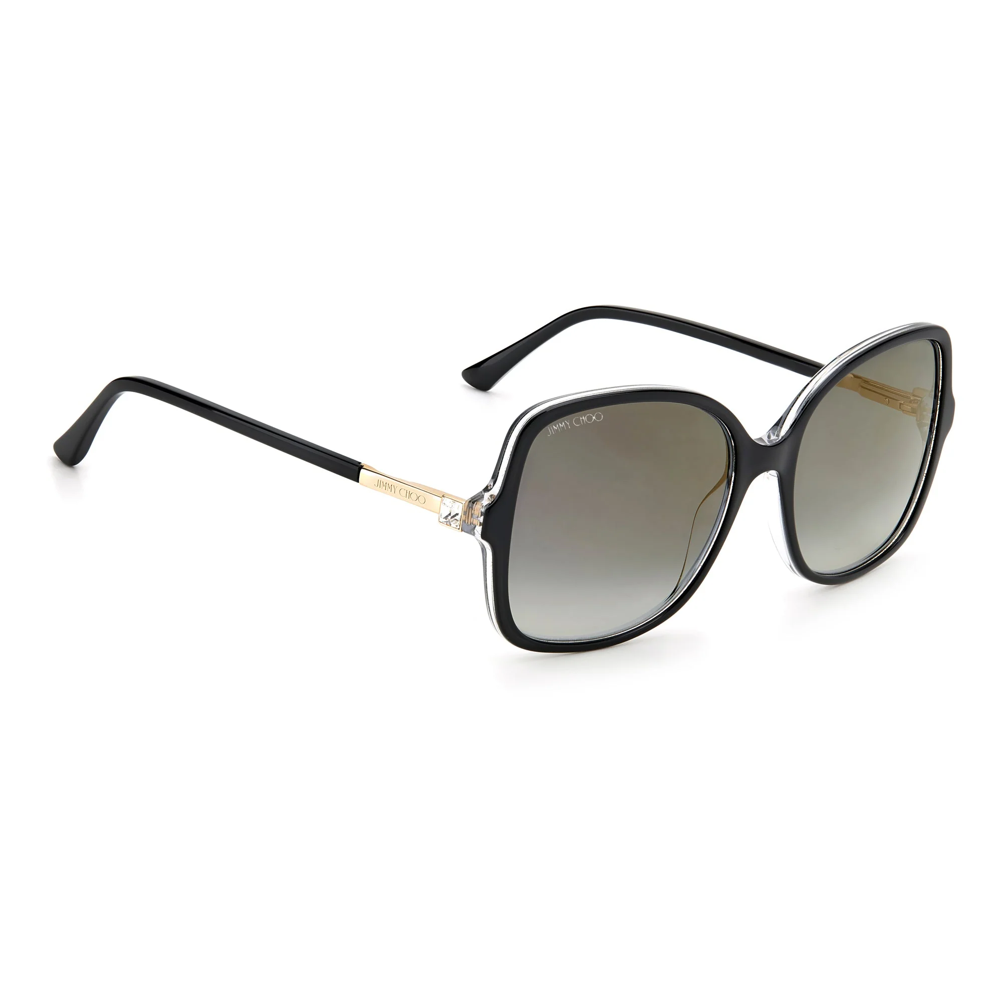 Jimmy Choo JUDY/S 807 57FQ (JC9) Women's Black - Image 2