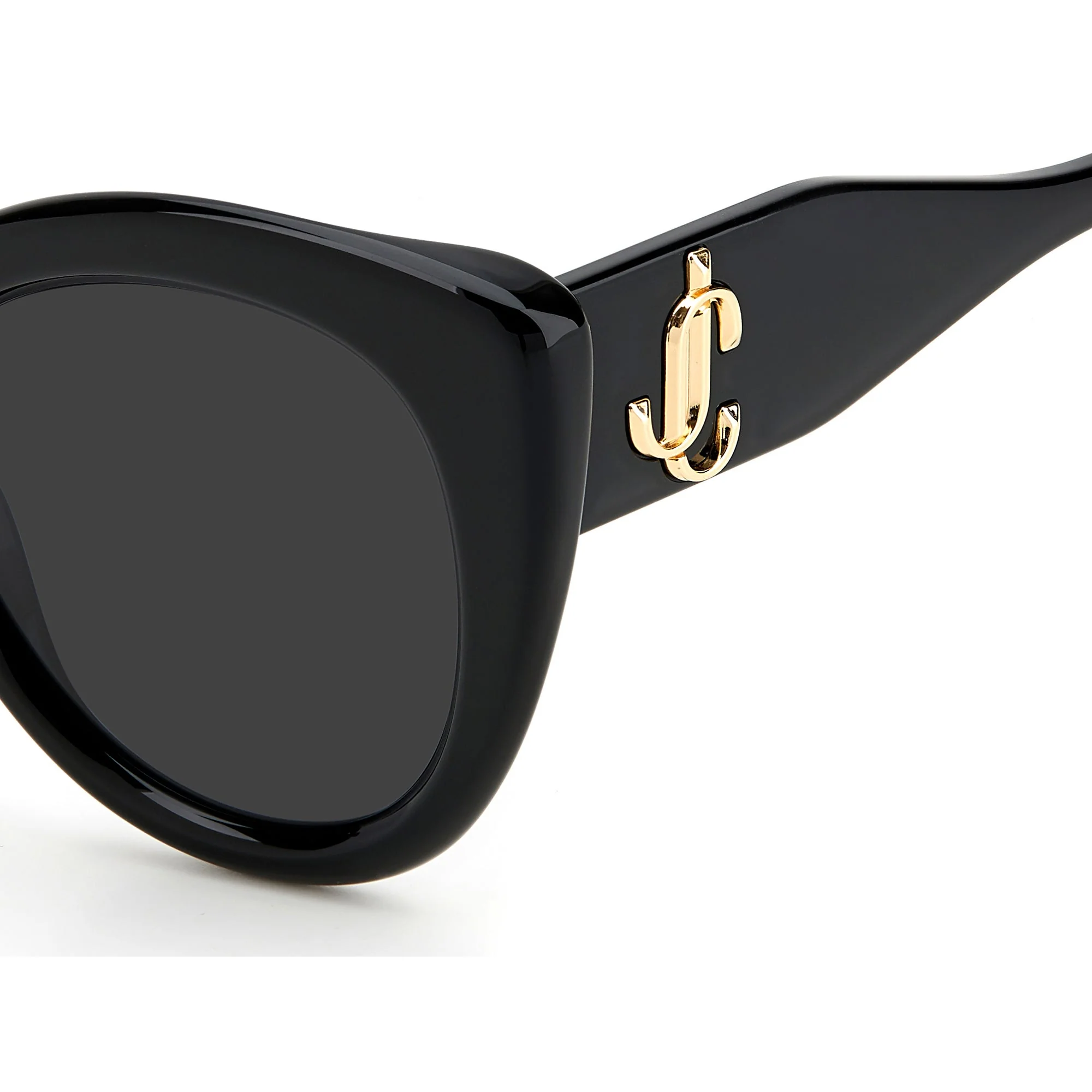 Jimmy Choo LEONE/S 1EI 52IR(JC2) Women's Black Sunglasses - Image 6