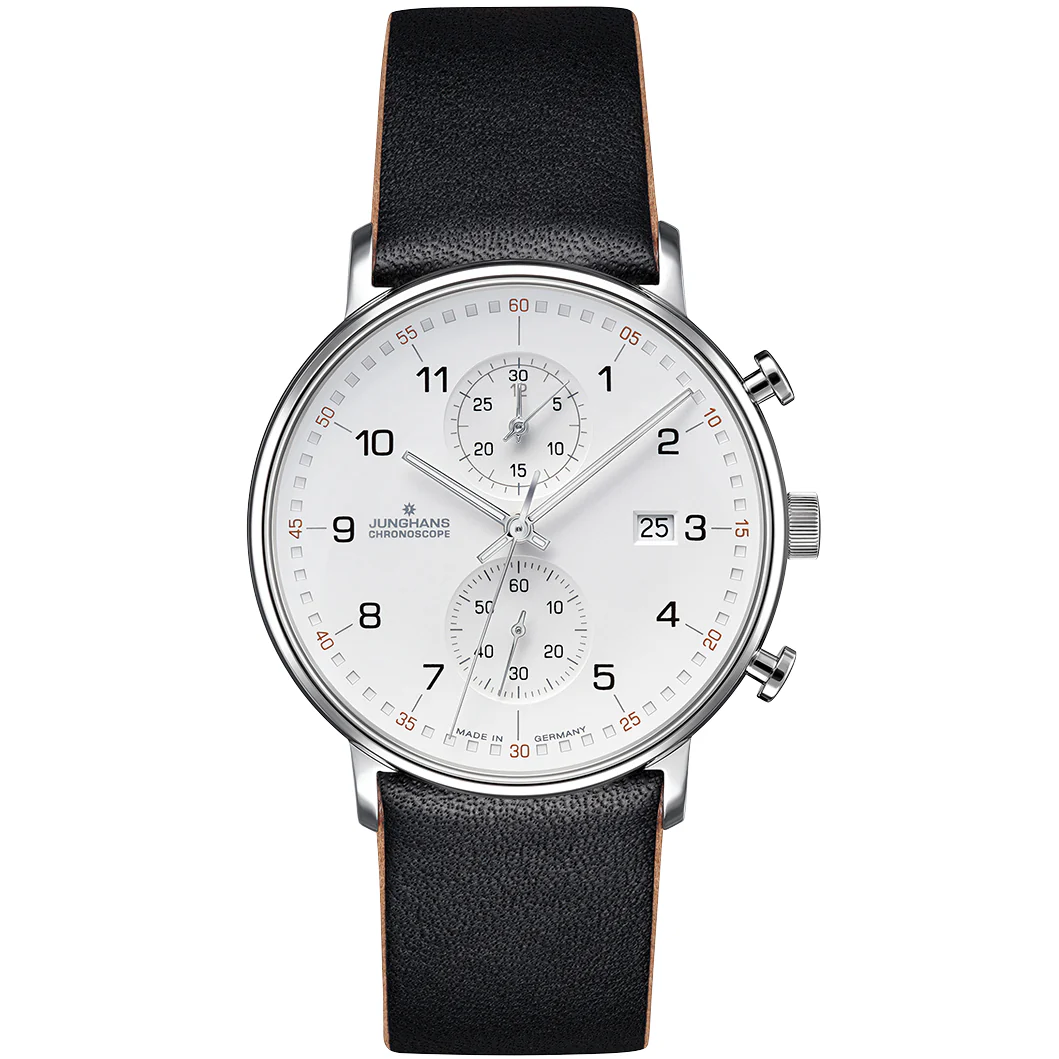 Junghans FORM C Chronoscope Men's White/Black Watch