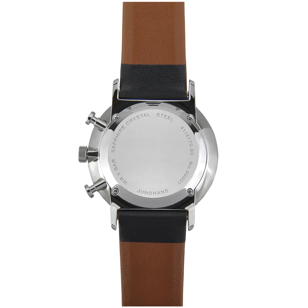 Junghans FORM C Chronoscope Men's White/Black Watch - Image 3