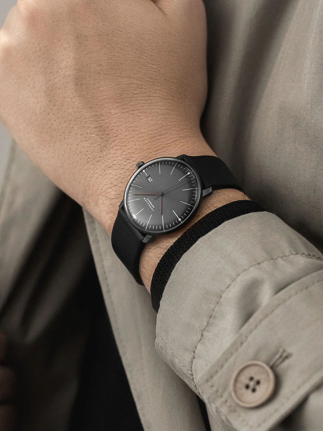 Junghans Max Bill Automatic Bauhaus Men's Black Watch - Image 4