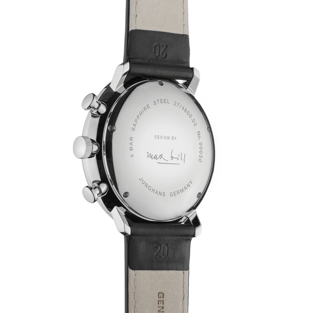 Junghans Max Bill Chronoscope Men's White/Black Watch - Image 3