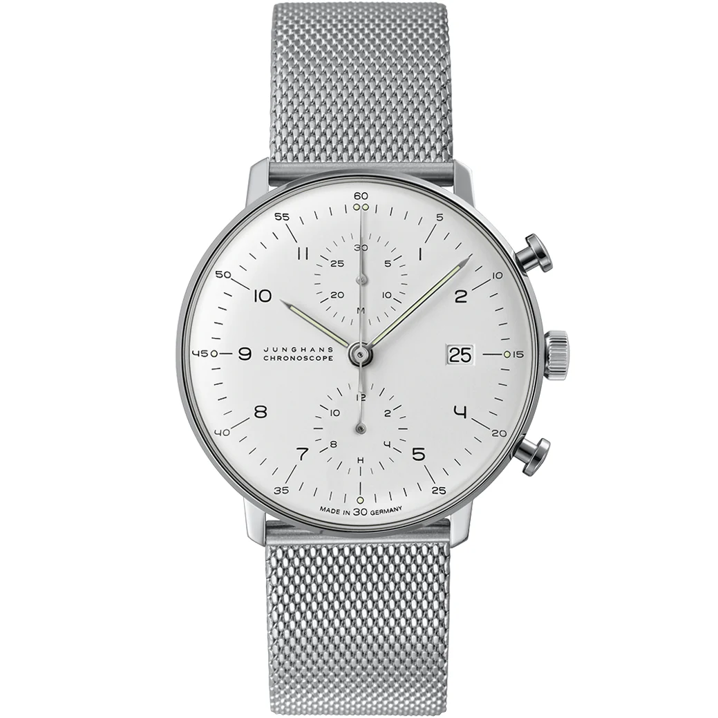 Junghans Max Bill Chronoscope Men's Silver Watch