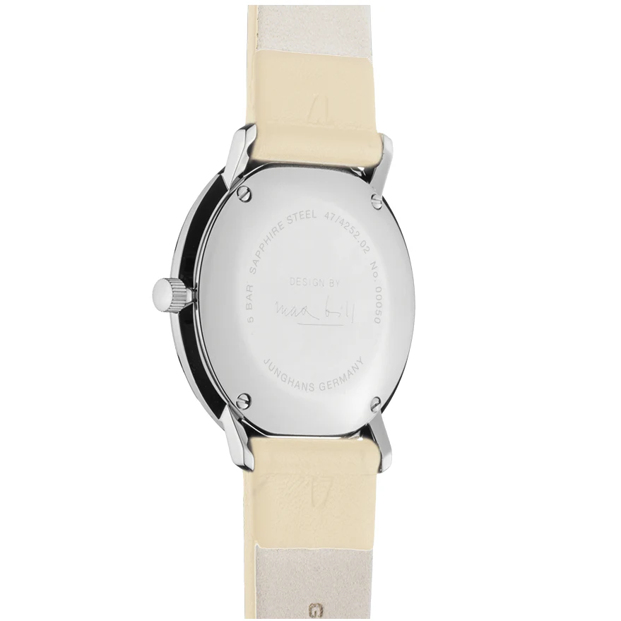 Junghans Max Bill Damen Ladies White/Beige Watch - Image 3