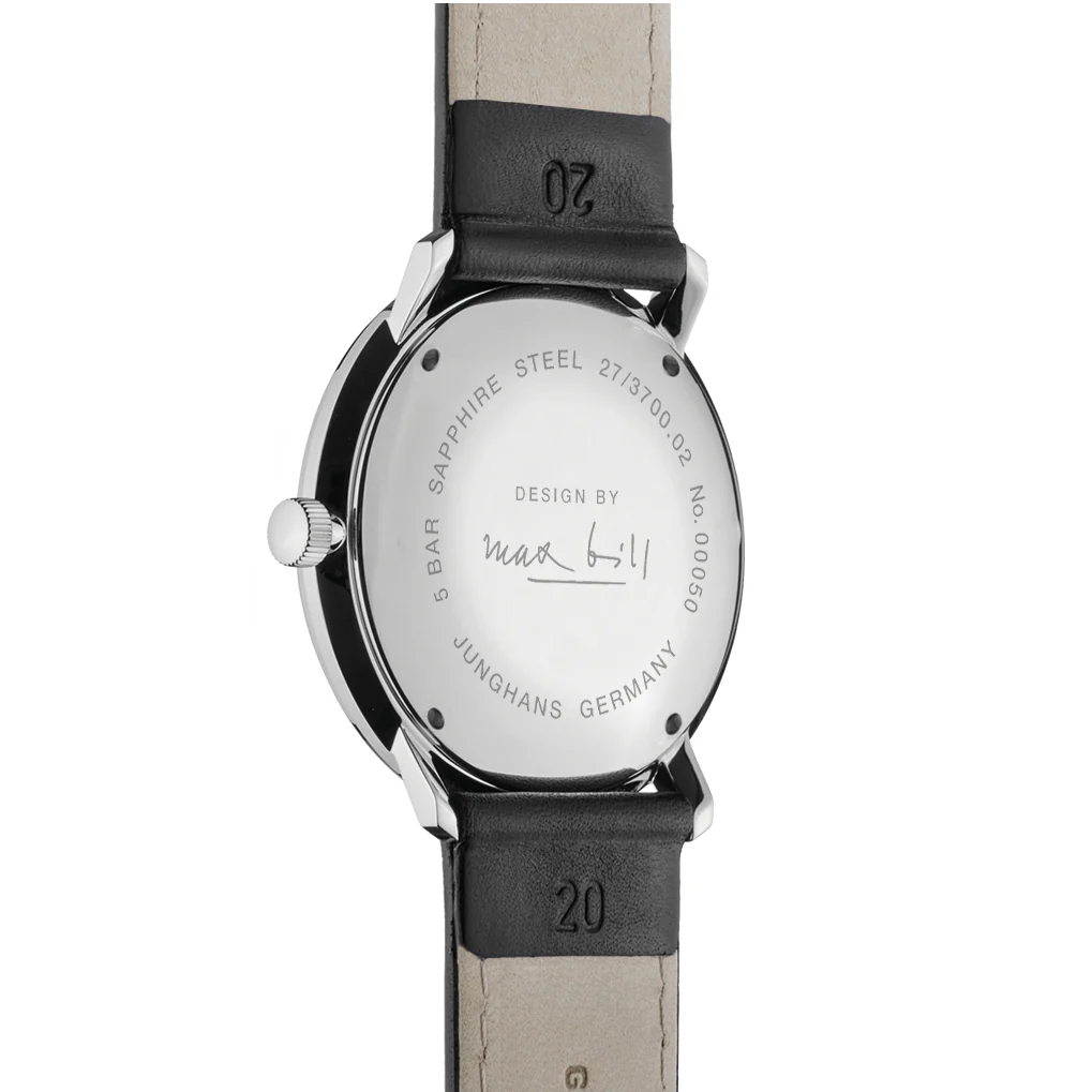 Junghans Max Bill Hand-winding Men's White/Black Watch - Image 3