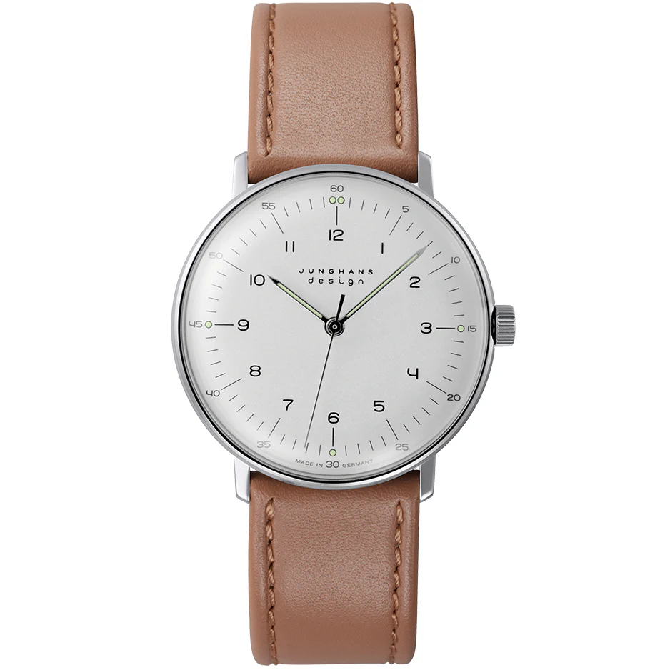Junghans Max Bill Handaufzug White/Brown Watch