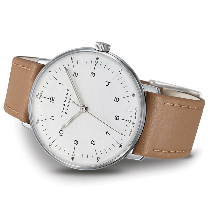 Junghans Max Bill Handaufzug White/Brown Watch - Image 2