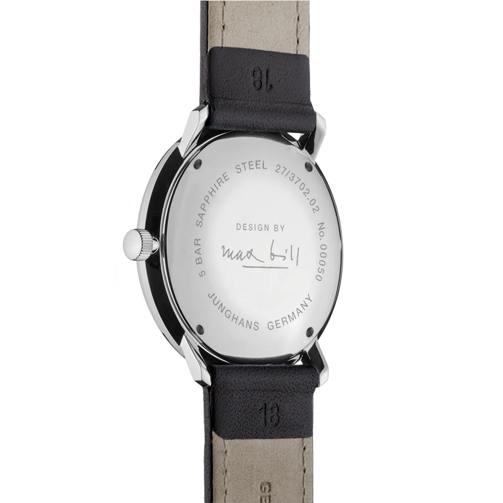 Junghans Max Bill Handaufzug Unisex Black Watch - Image 3