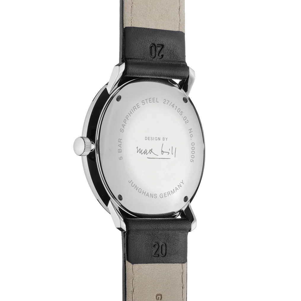 Junghans Max Bill Kleine Men's White/Black Watch - Image 4