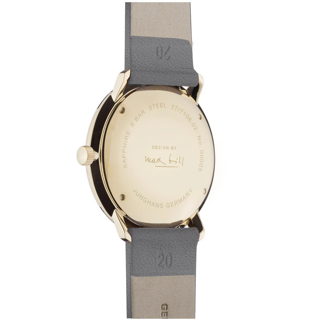 Junghans Max Bill Kleine Men's White/Grey Watch - Image 3