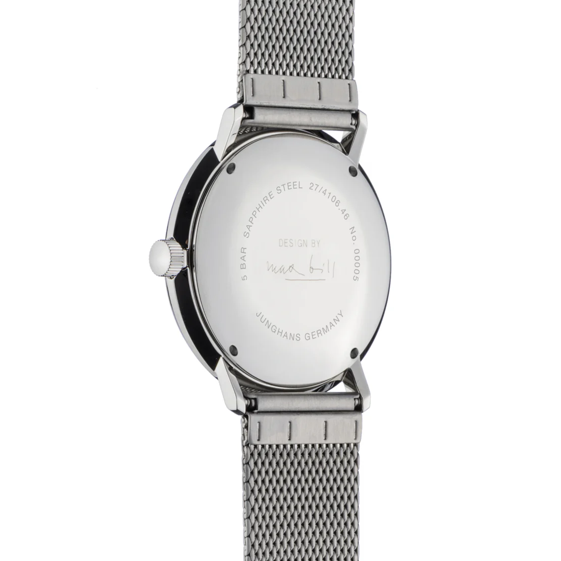 Junghans Max Bill Kleine Unisex Silver Watch - Image 3