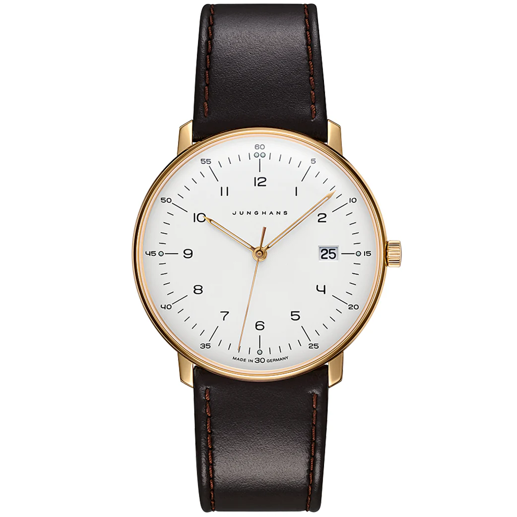 Junghans Max Bill Quartz Men's White/Gold Watch