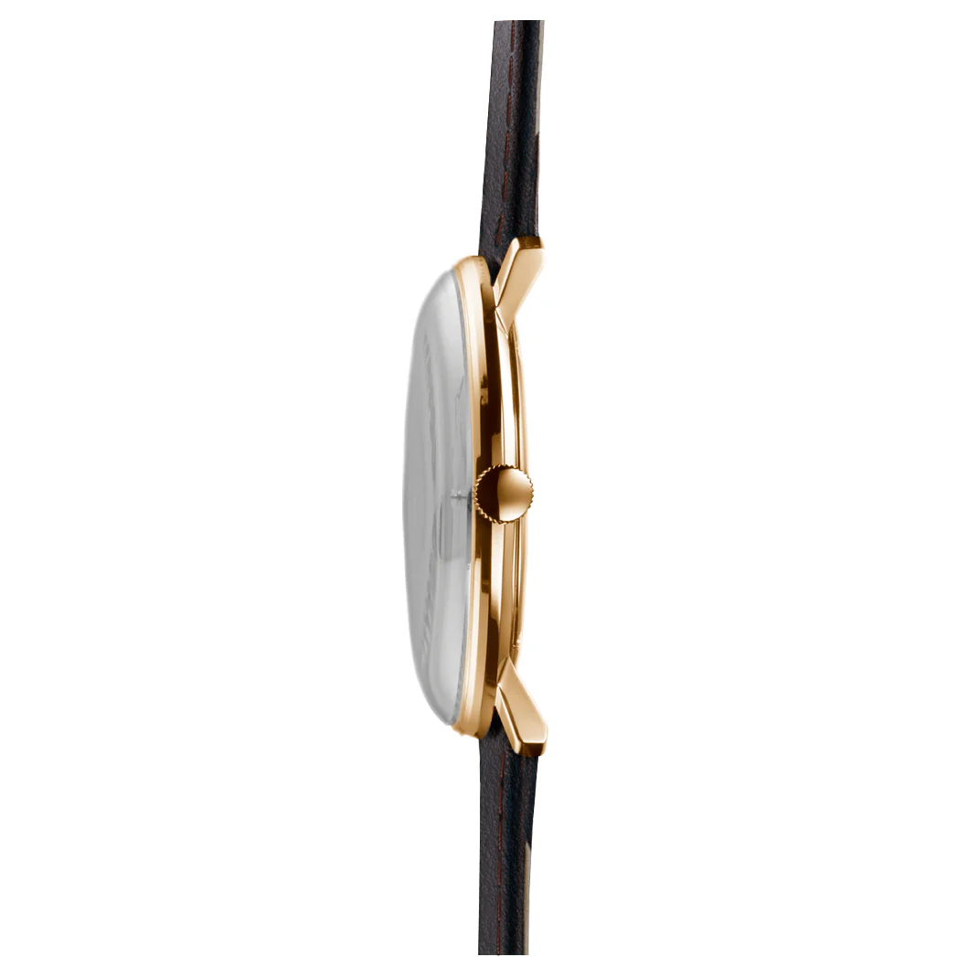 Junghans Max Bill Quartz Men's White/Gold Watch - Image 2