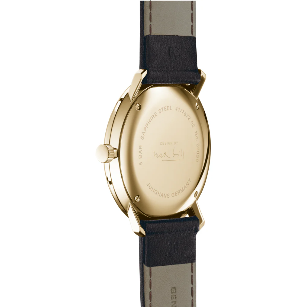 Junghans Max Bill Quartz Men's White/Gold Watch - Image 3