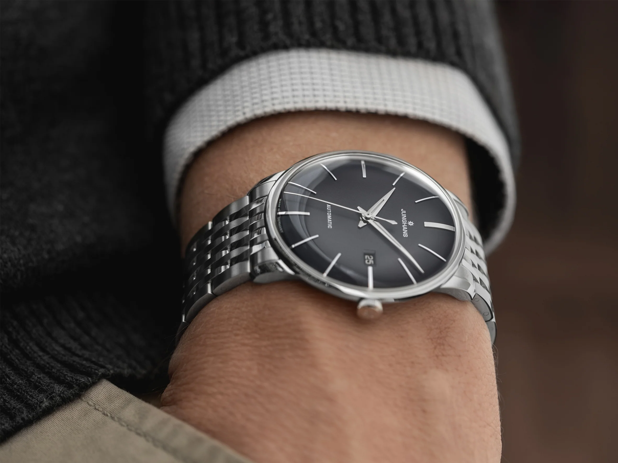 Junghans Meister Automatic Men's Black Watch - Image 4