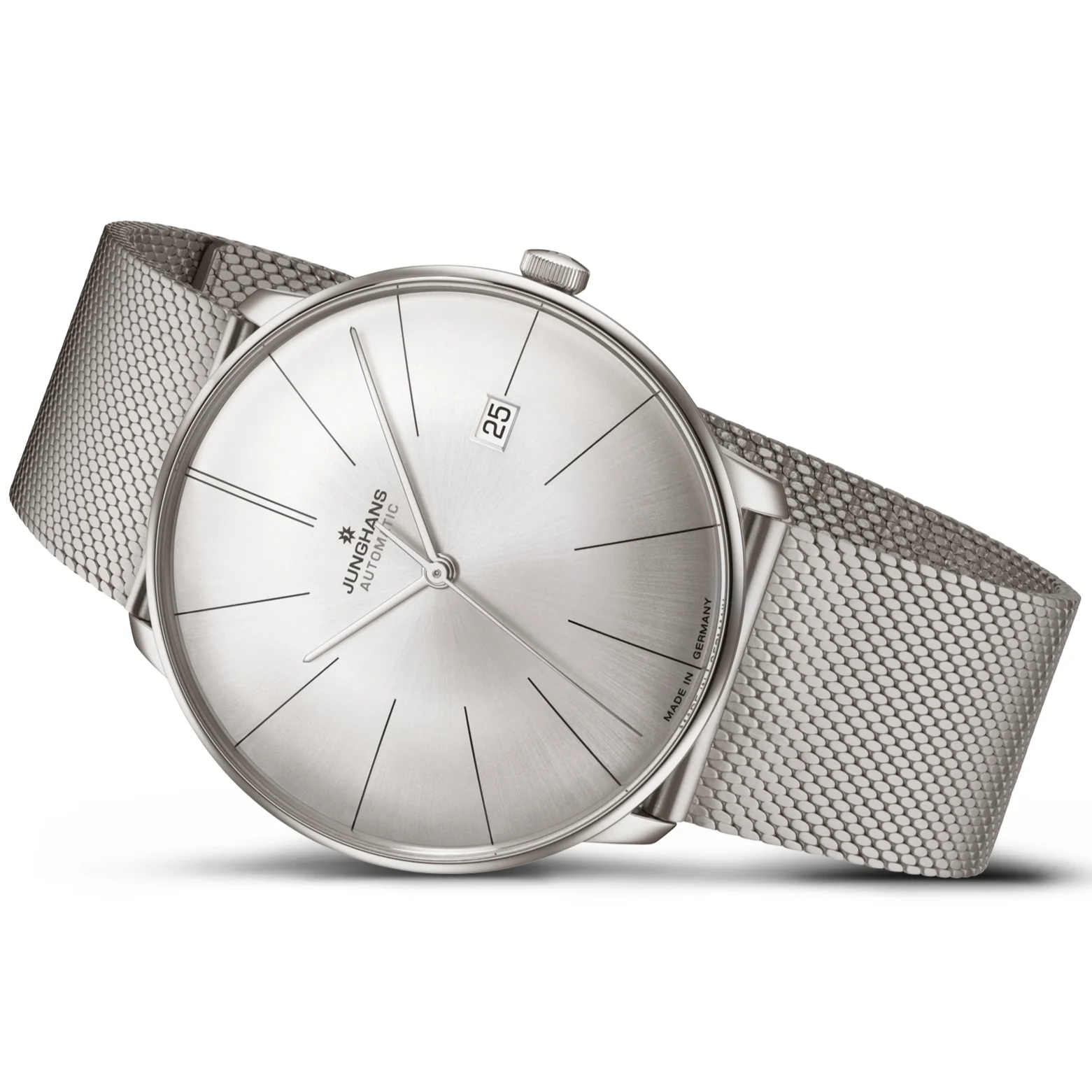 Junghans Meister Fein Automatic Men's Silver Watch - Image 4