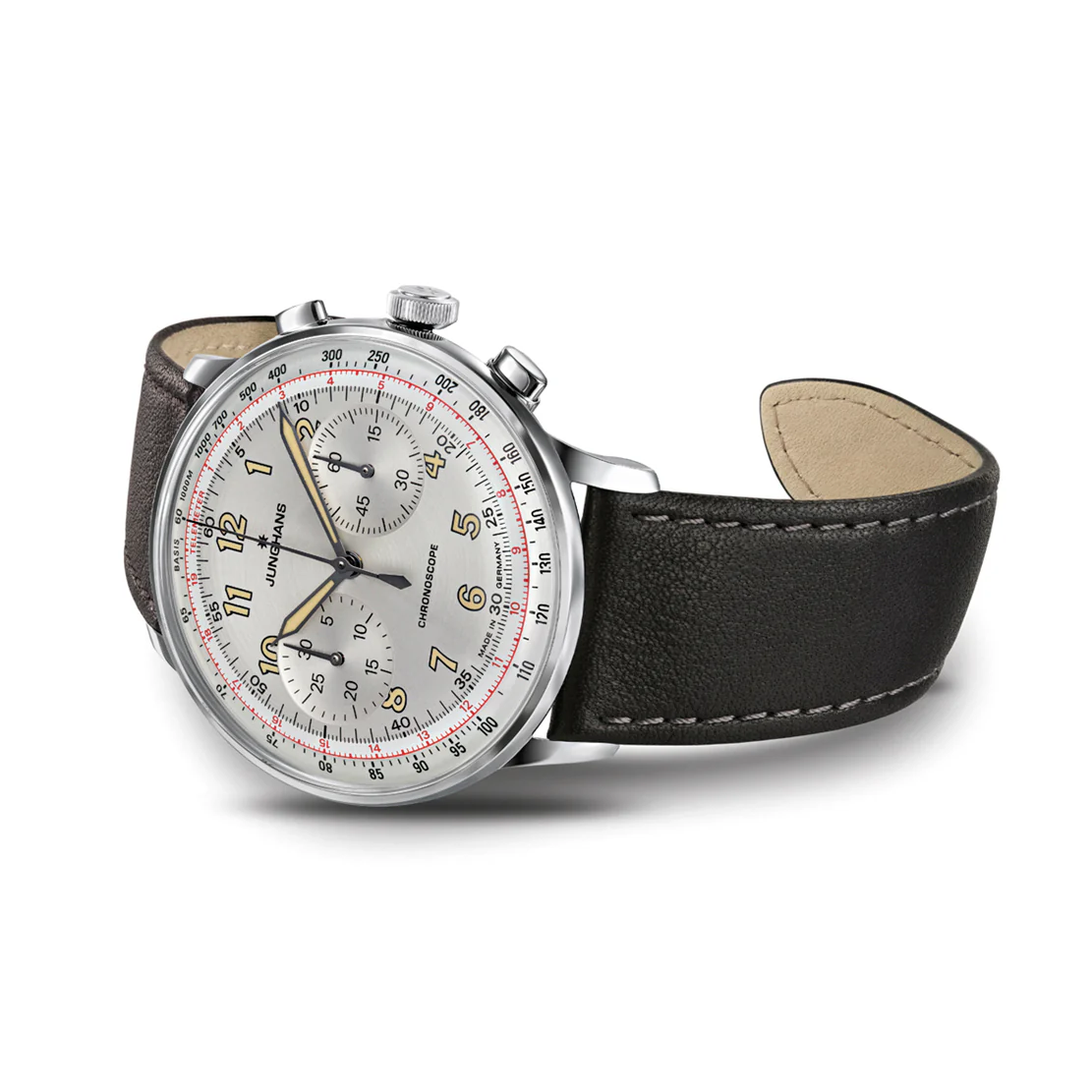 Junghans Meister Telemeter Men's White/Black Watch - Image 4