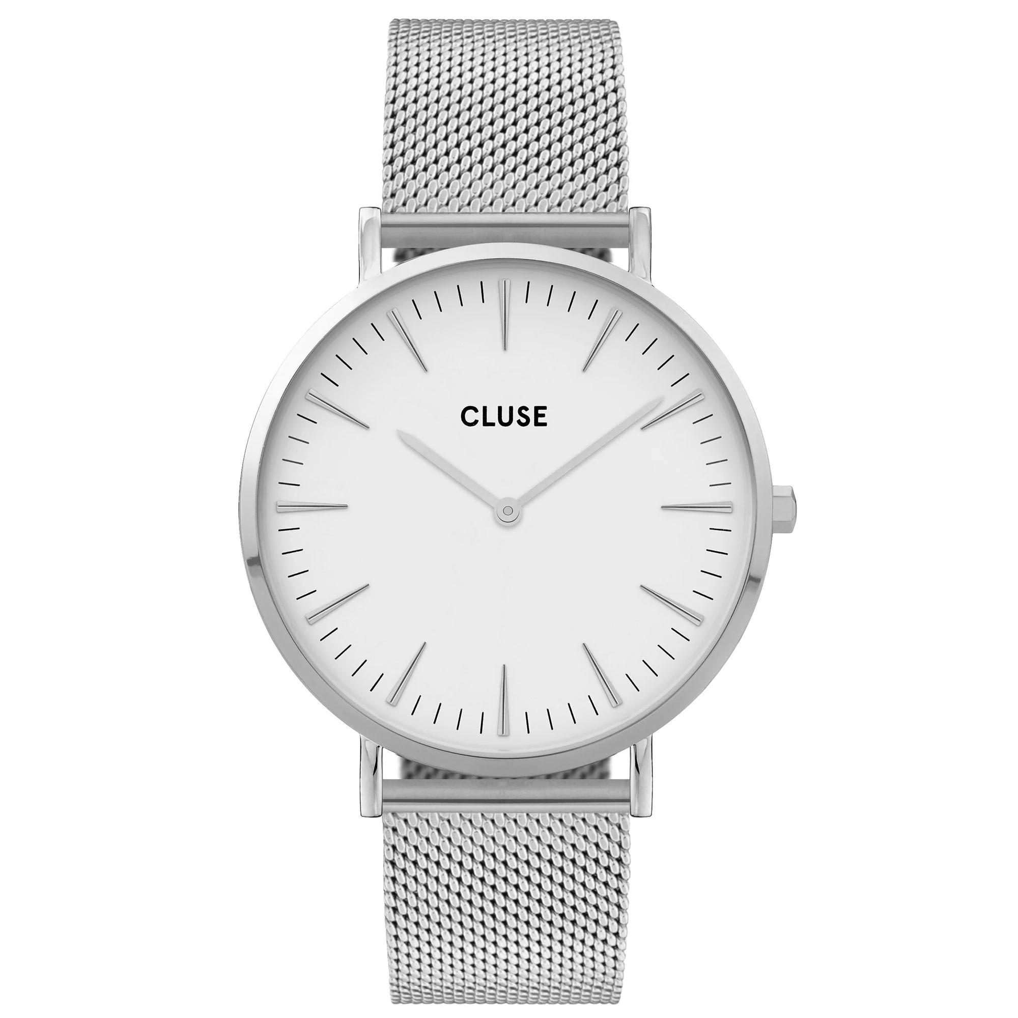 Cluse White Boho Chic Watch