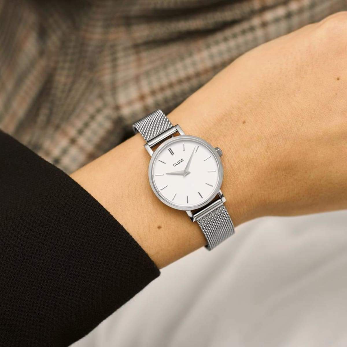 Cluse White Boho Chic Petite Watch - Image 4