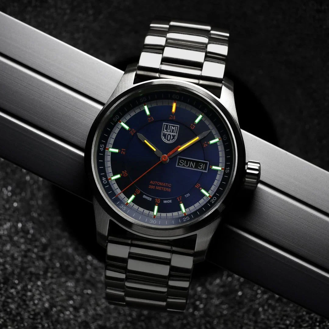 Luminox Atacama Field Automatic Men's Blue Silver Watch - Image 5