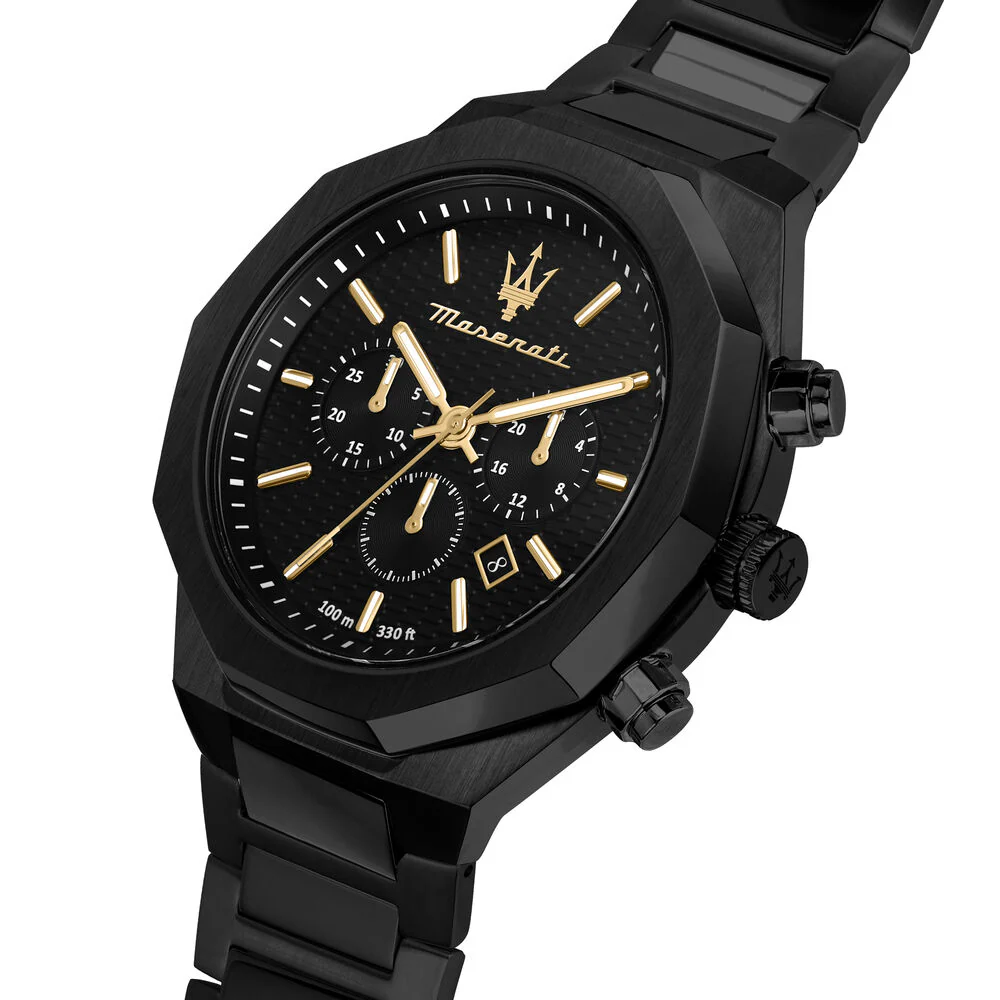 Maserati Men's Stile Black Watch - Image 4