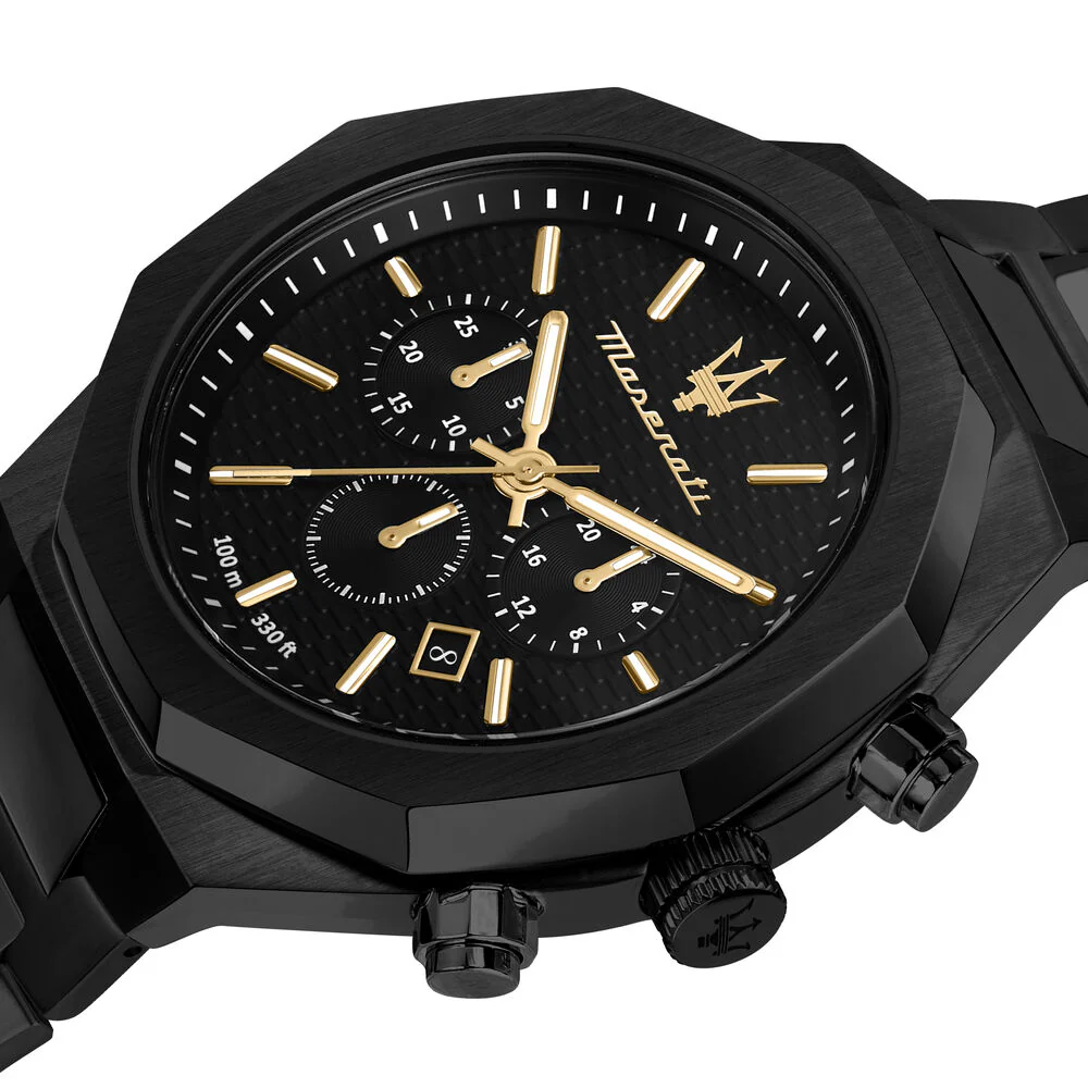 Maserati Men's Stile Black Watch - Image 6