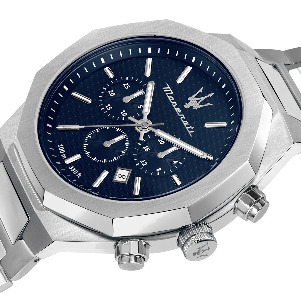 Maserati Men's Stile Blue Watch - Image 7