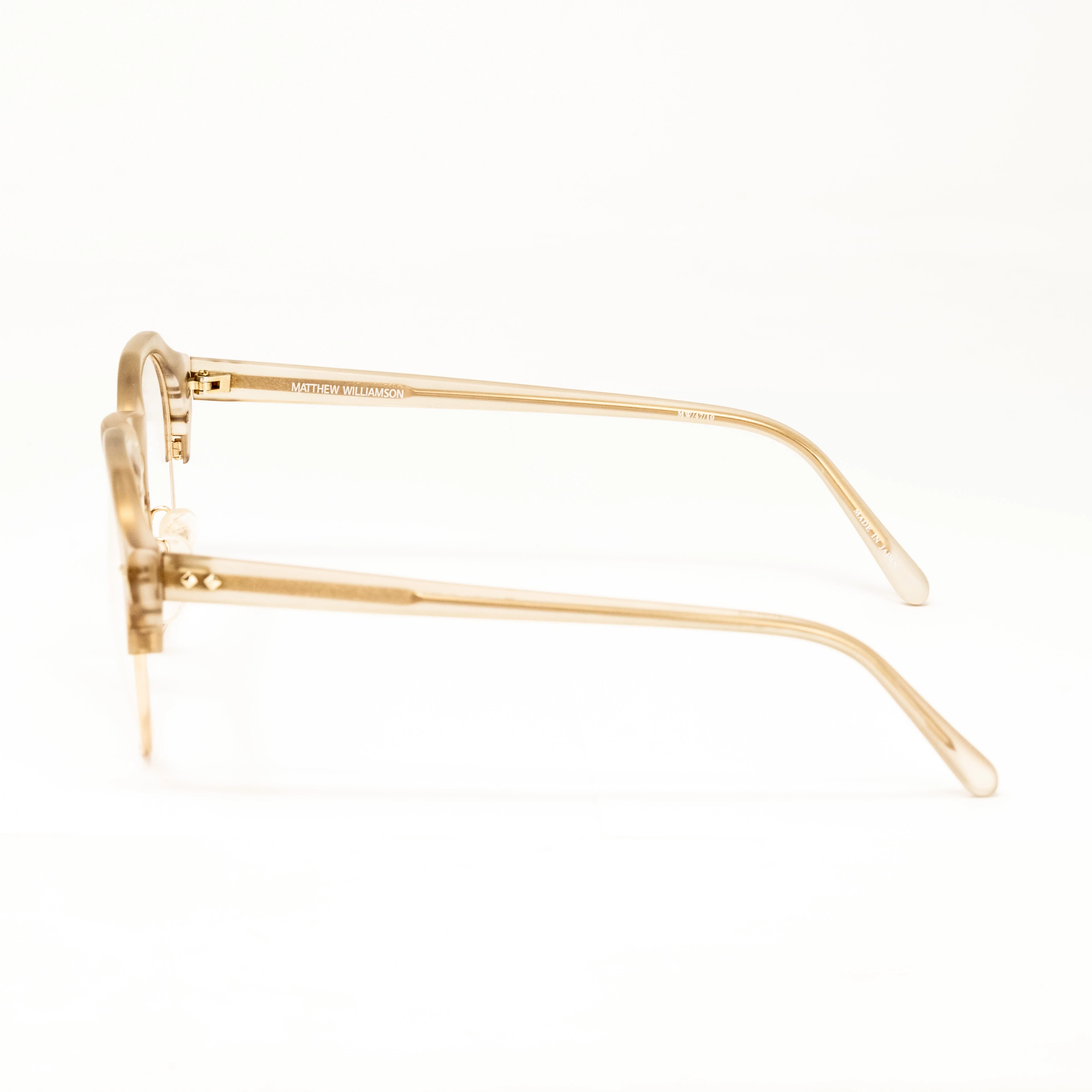 Matthew Williamson x Linda Farrow Champagne Eyeglasses - Image 2