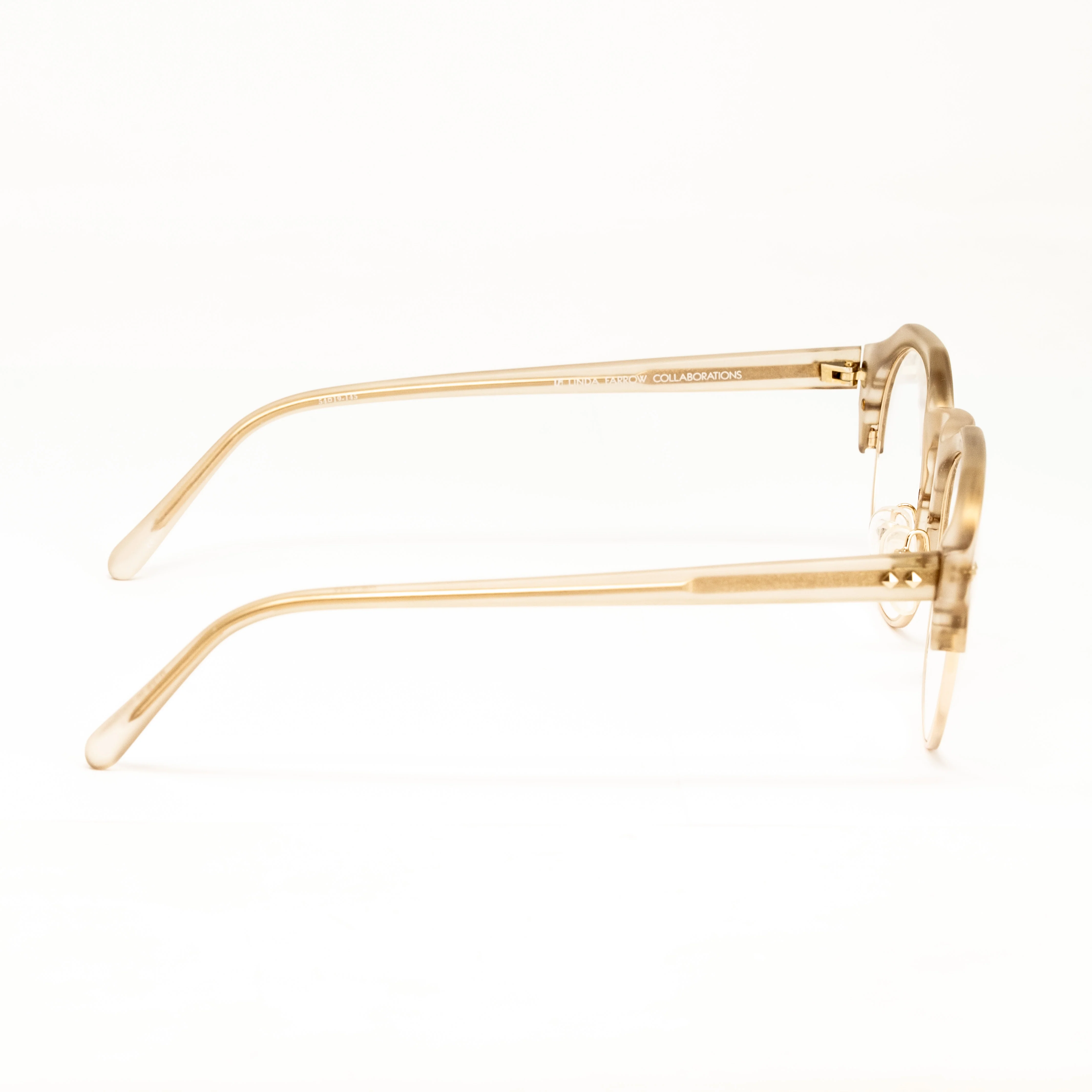 Matthew Williamson x Linda Farrow Champagne Eyeglasses - Image 3