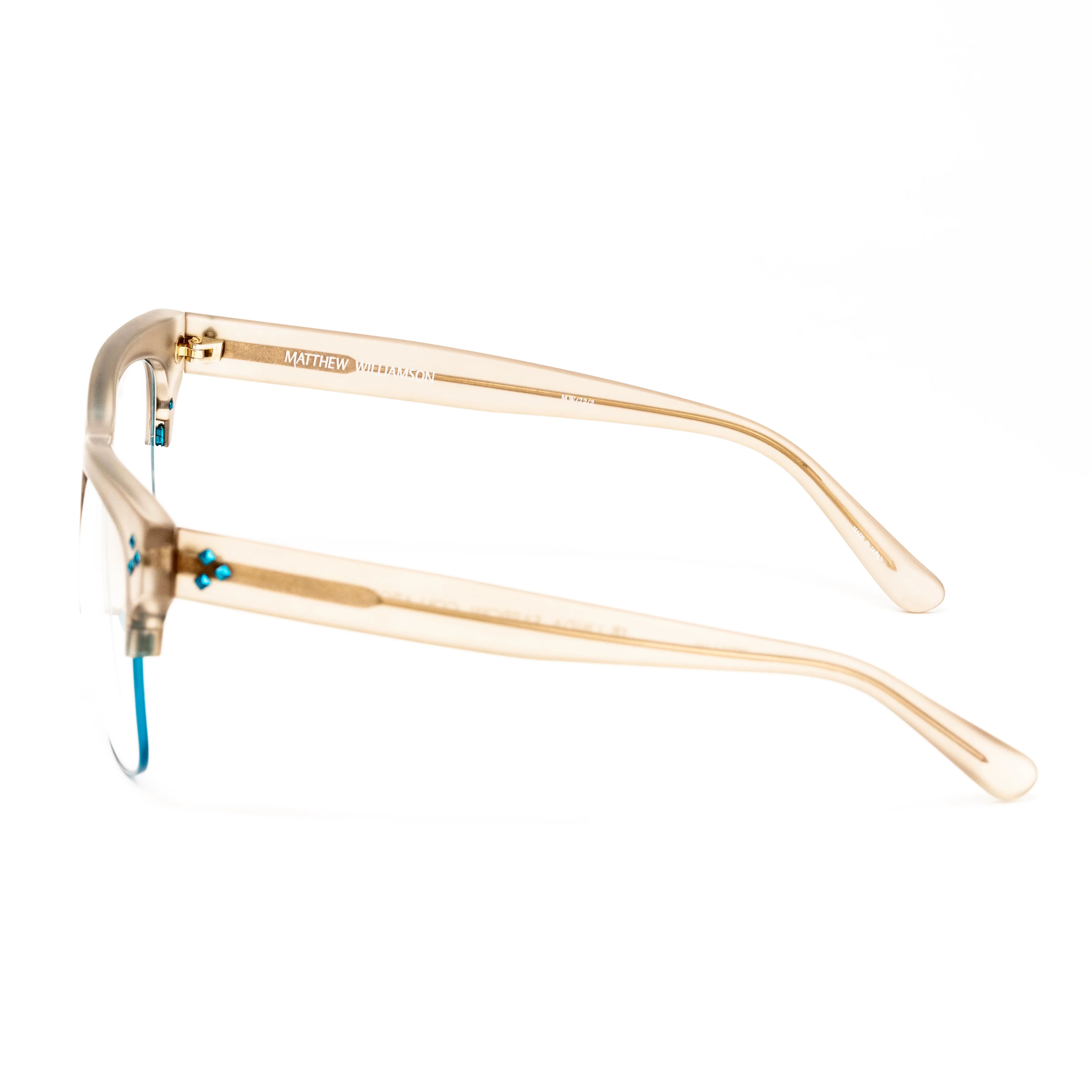 Matthew Williamson x Linda Farrow Champagne Eyeglasses - Image 2