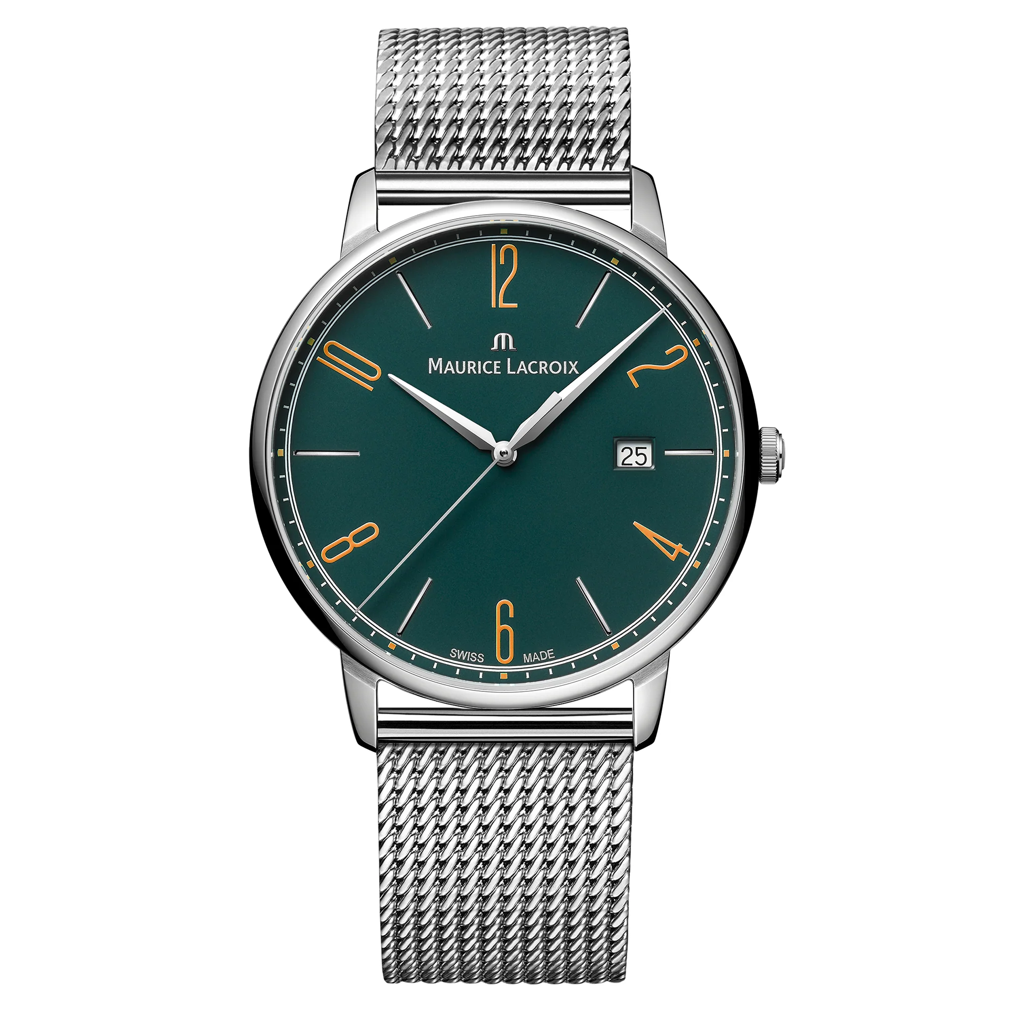 Maurice Lacroix Men's Green Eliros Date Quartz Watch