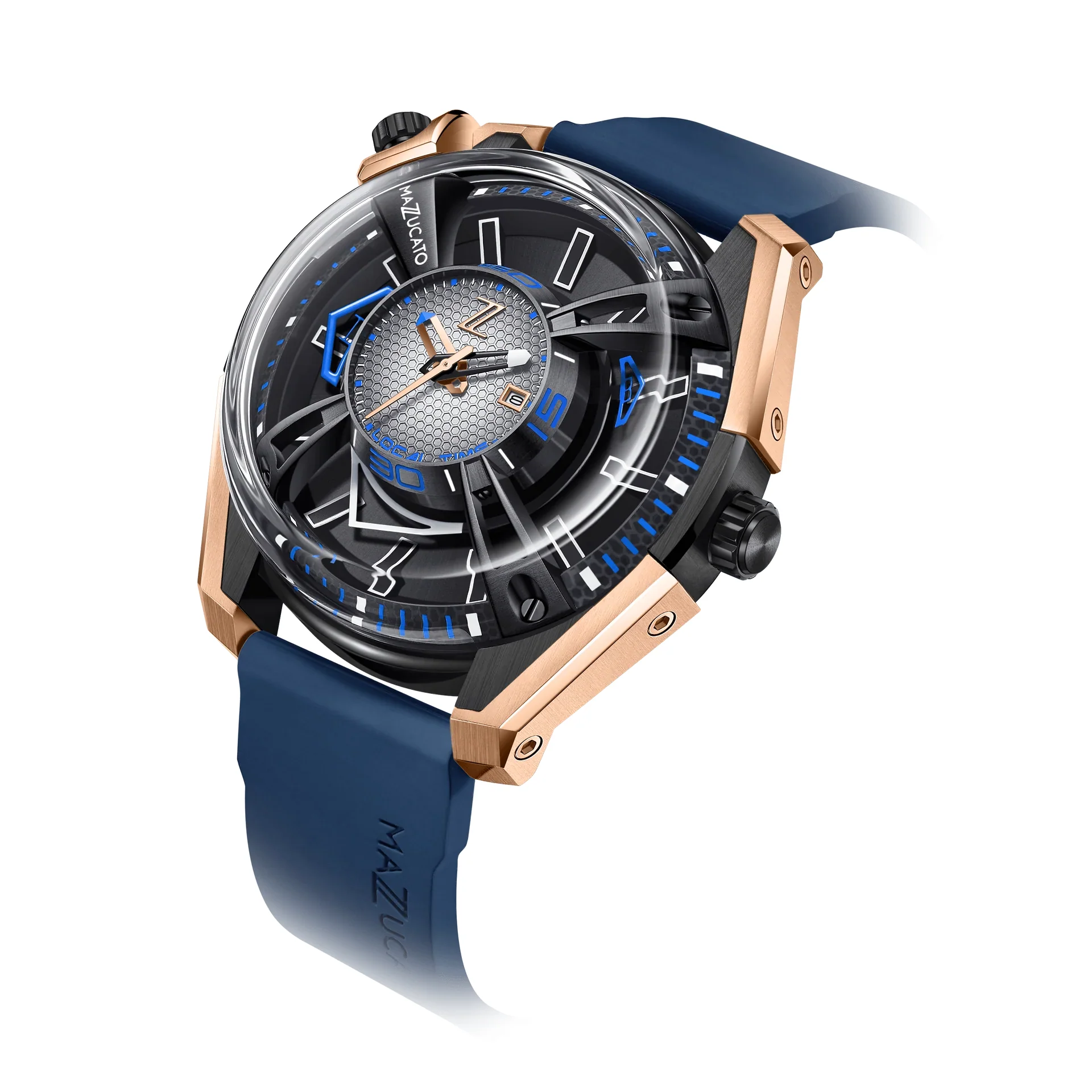 Mazzucato Watch Automatic LAX Limited Edition Dual Time - Image 3