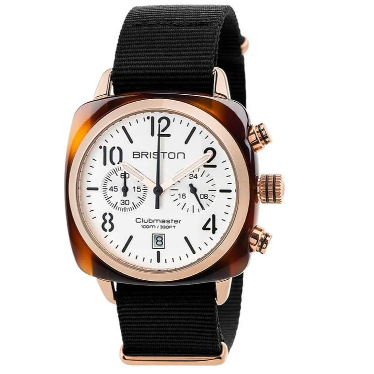 Briston Black Clubmaster Classic Chronograph Watch