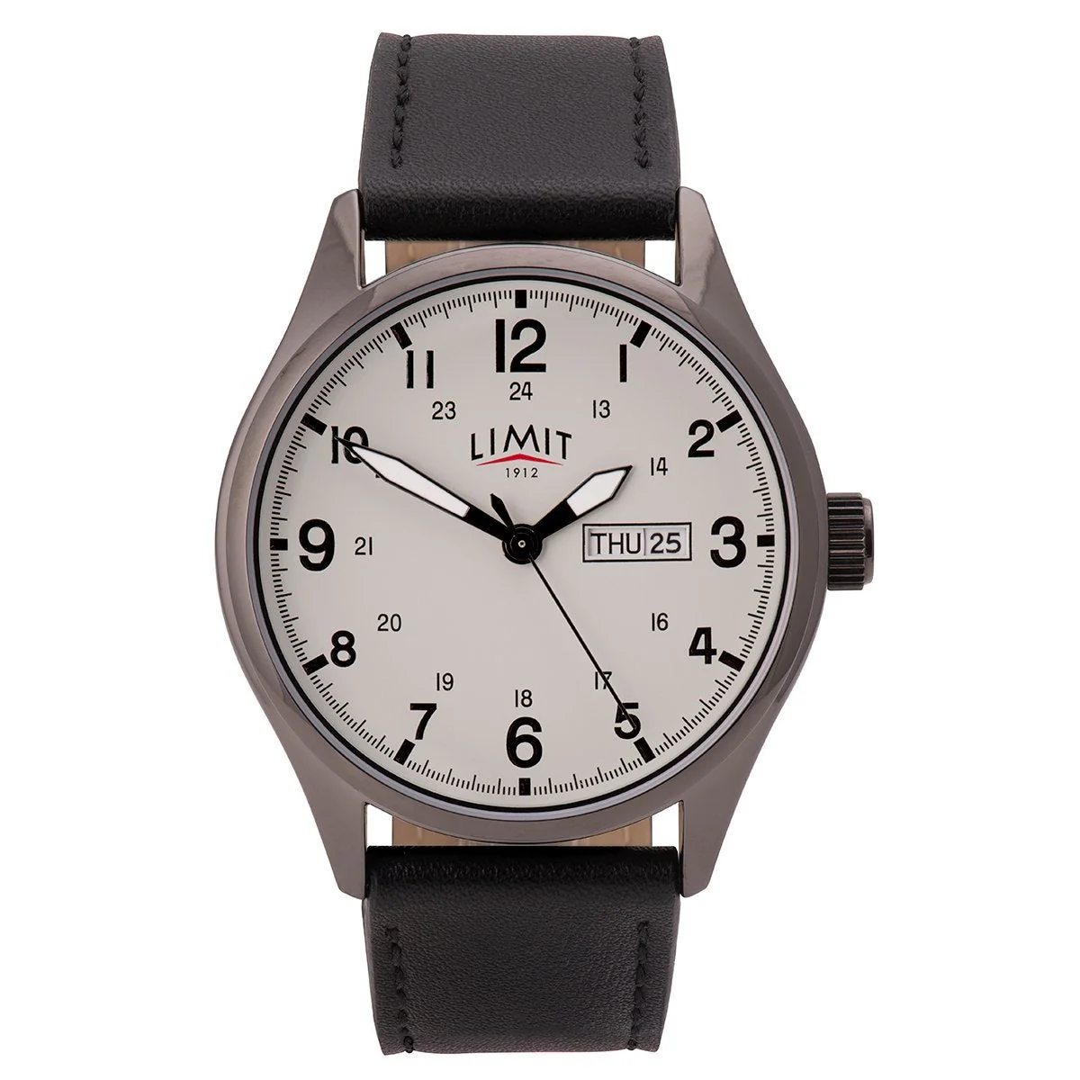 Limit Men's Black Pilot Watch