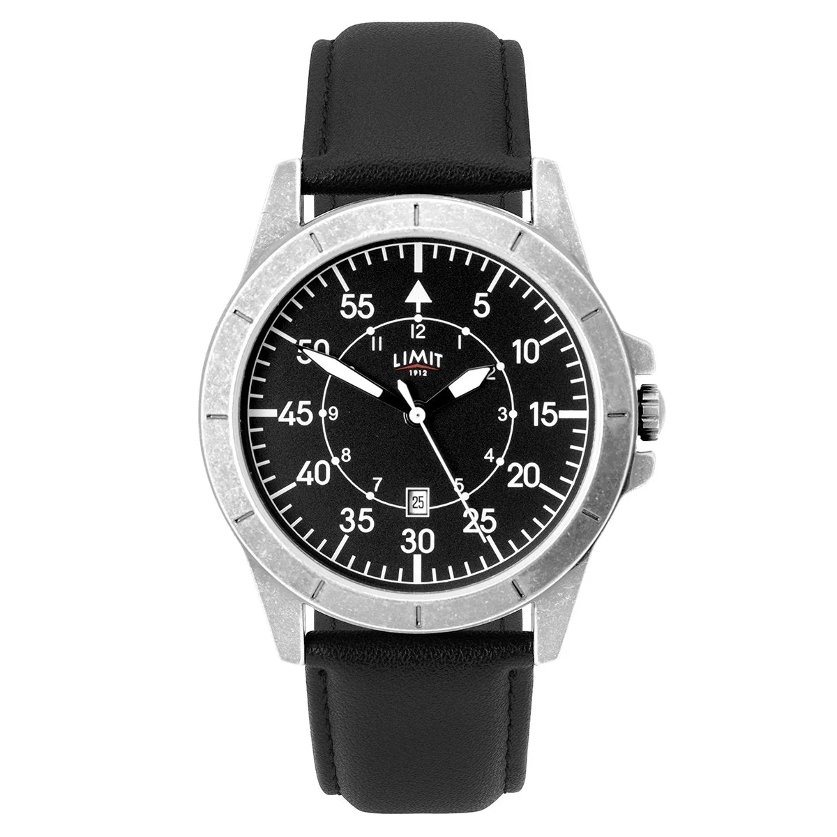 Limit Men's Black Pilot Watch