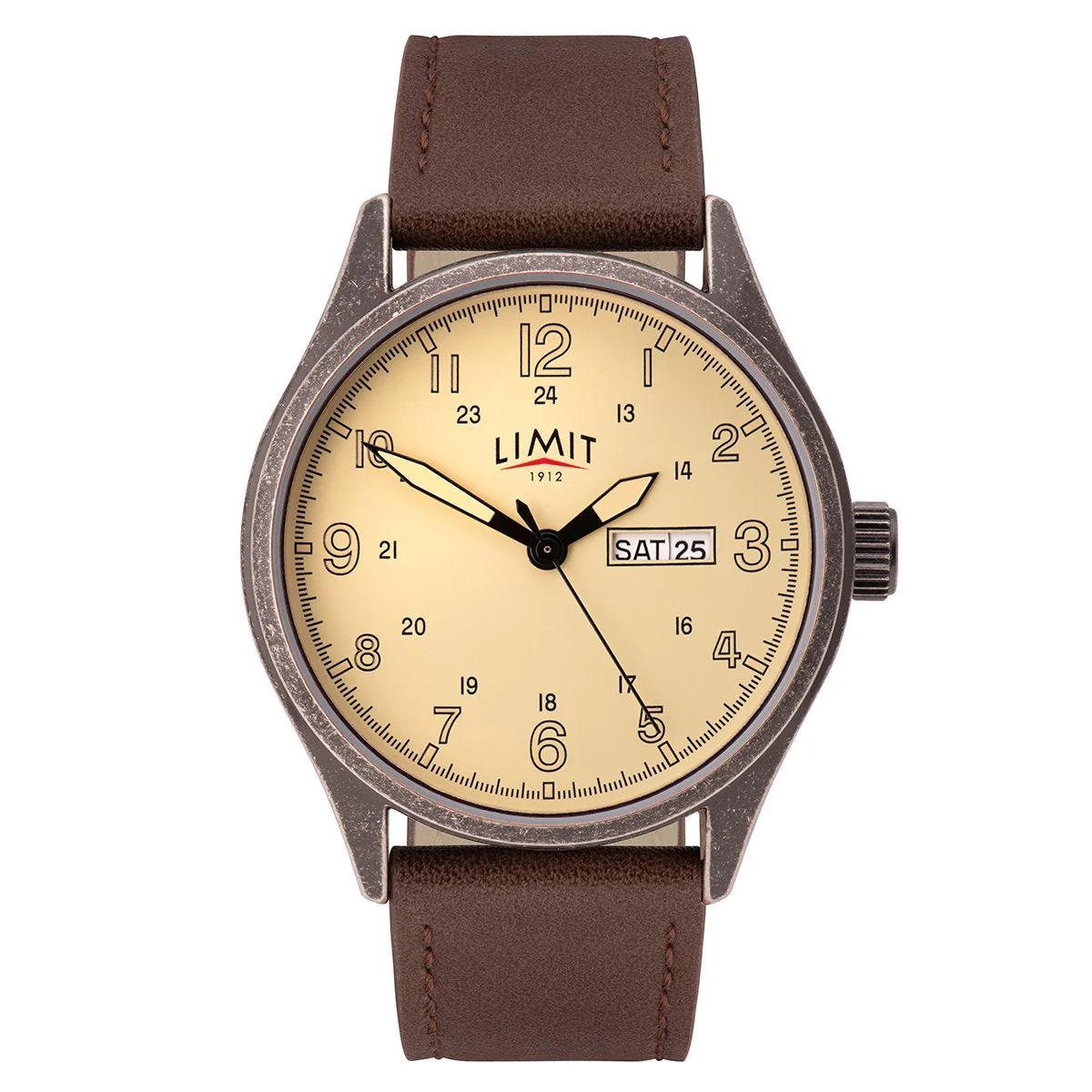 Limit Men's Brown Pilot Watch