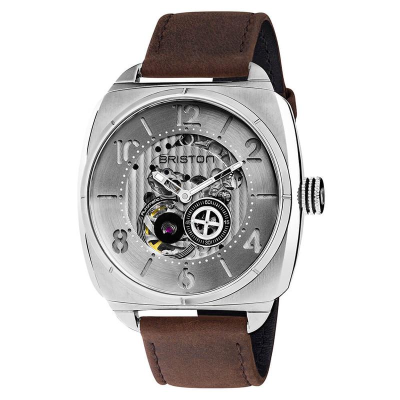 Briston Brown Streamliner Skeleton Automatic Watch