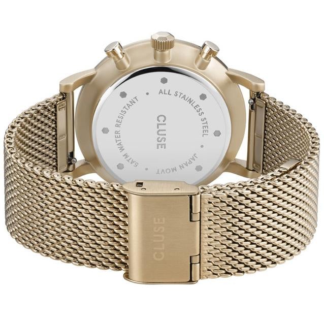 Cluse Gold Aravis Chronograph Watch - Image 2