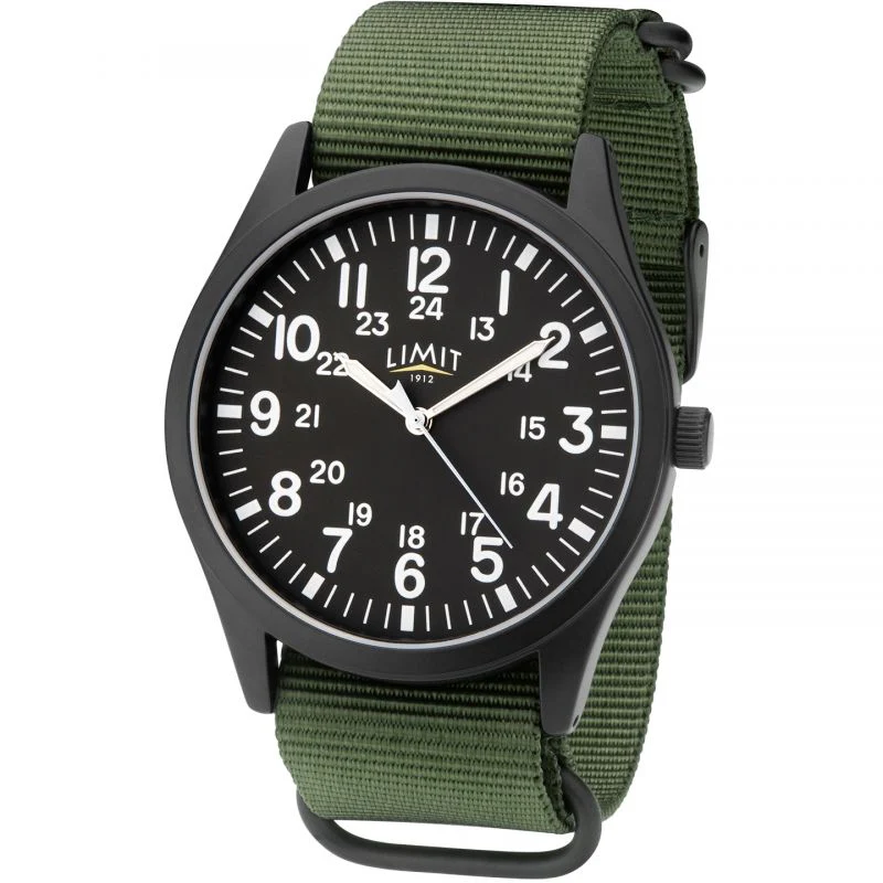 Limit Men's Green Pilot Watch